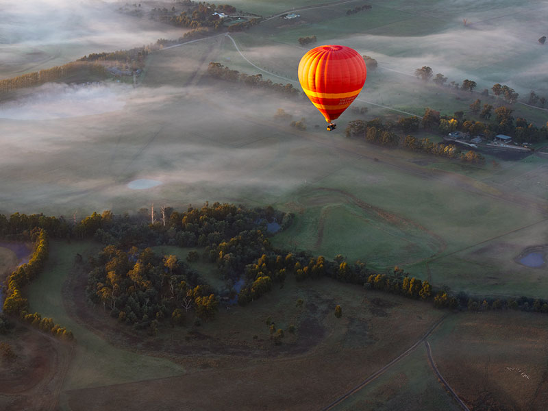 ballooning yarra valley